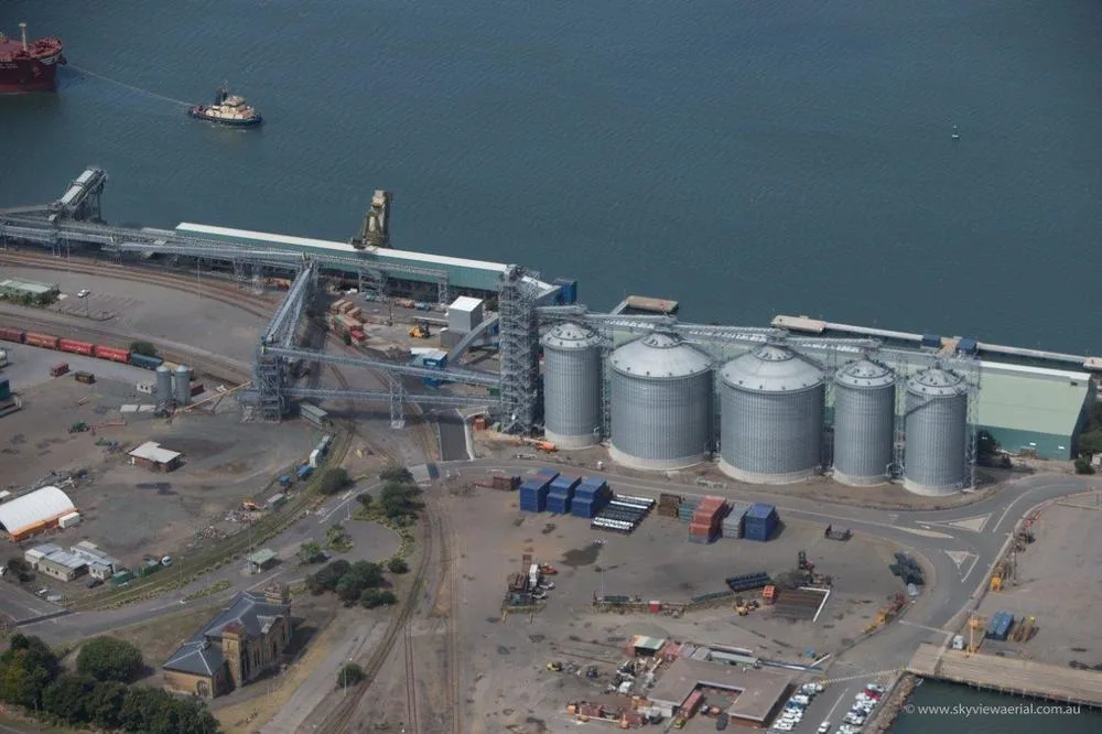 Newcastle Agri Terminal electrical engineering project in Carrington, NSW 2294